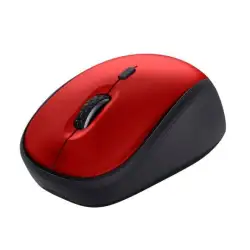 (24550) TRUST RATÓN OPTICO INALAMBRICO YVI+ ECO 1600 DPI AJUSTABLE ROJO