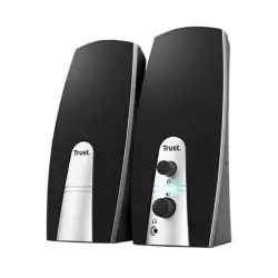 (24660) TRUST ALTAVOCES 2.0 BASICS 5W AUTOALIMENTADO USB CONEXION FRONTAL