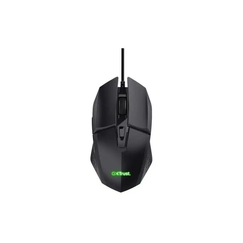 (25036) TRUST RATÓN GAMING GXT 109 FELOX CABLE USB 6400DPI 6 BOTONES ILUMINACIÓN LED NEGRO