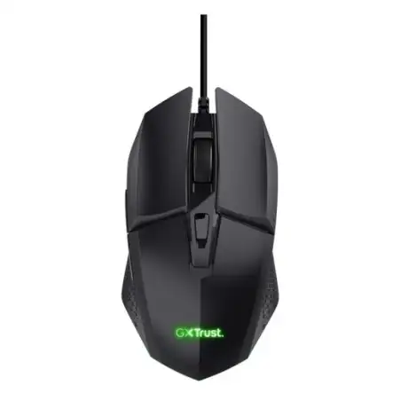 (25036) TRUST RATÓN GAMING GXT 109 FELOX CABLE USB 6400DPI 6 BOTONES ILUMINACIÓN LED NEGRO