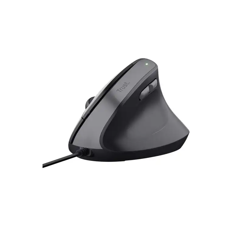 (25144) TRUST RATÓN ERGONÓMICO VERTICAL BAYO II CON CABLE 800/2400DPI NEGRO