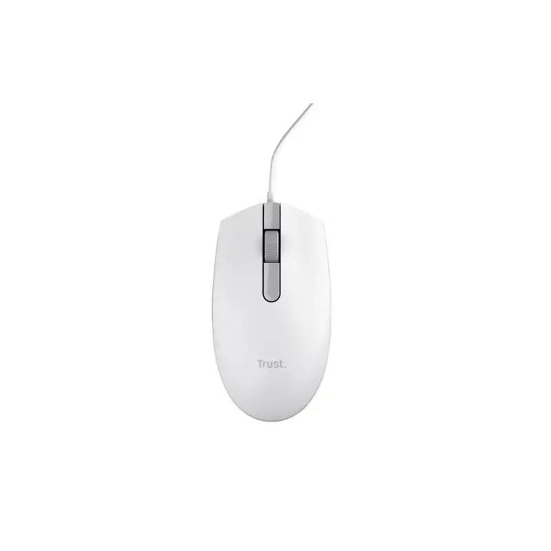 (25320) TRUST RATÓN TM-101W CABLE USB 1200DPI AMBIDIESTRO 3 BOTONES BLANCO