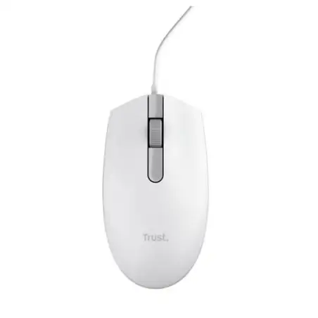 (25320) TRUST RATÓN TM-101W CABLE USB 1200DPI AMBIDIESTRO 3 BOTONES BLANCO