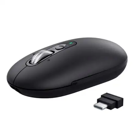 (26018) TRUST RATÓN SERON INALÁMBRICO 3200 DPI ULTRAFINO AMBIDIESTRO RECARGABLE NEGRO