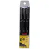(182634338) UNIBALL ROTULADOR CALIBRADO PIN-200(S) 0.2/0.4/0.8 NEGRO ESTUCHE 3 UD