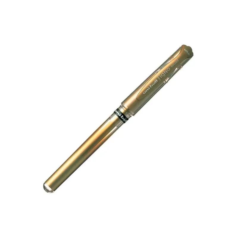 (218891000) UNIBALL ROLLERBALL SIGNO BROAD UM-153 1.0MM ORO CAJA 12 UD