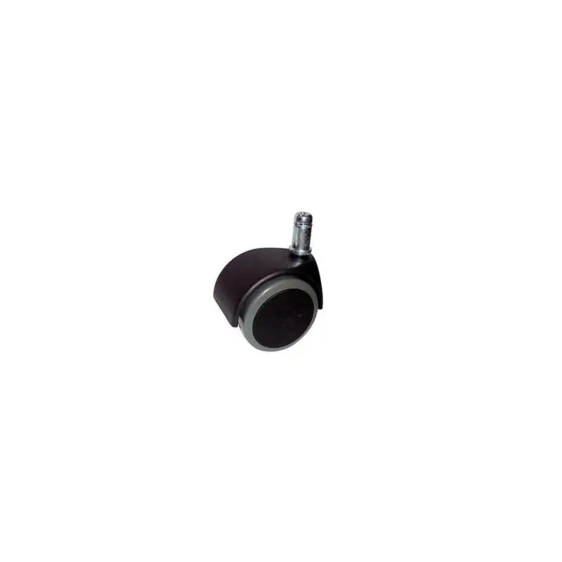 (ACCRUC5) JUEGO DE 5 RUEDAS NYLON PARA SILLA PERNO 11MM NEGRO