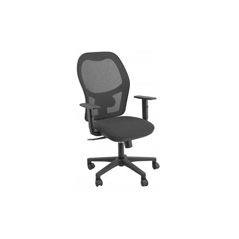 (HUHUVE/BR/EN) UNISIT SILLA ADMINISTRATIVA SINCRO HUBBLE REPOSABRAZOS AJUSTABLES NEGRO