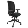 (NVA/NE/EN/N) UNISIT SILLA RETRO 911 GIRATORIA SINCRO TRANSLAP C/RUEDAS REPOSABRAZOS AJUSTABLES TEJIDO NEGRO