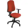 (SICP/BRF/ER) UNISIT SILLA ADMINISTRATIVA CP SIMPLE REPOSABRAZOS AJUSTABLES INCLUIDOS - ROJO