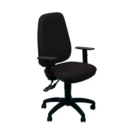 (TETE/BRF/EN) UNISIT SILLA ADMINISTRATIVA SINCRO TETE REPOSABRAZOS AJUSTABLES NEGRA