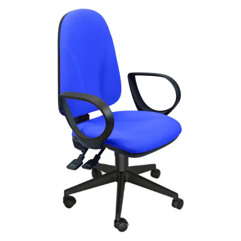 (TMSY/BRJ/EB) UNISIT SILLA ADMINISTRATIVA SINCRO TEAM AZUL REPOSABRAZOS FIJOS