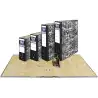 (093879) UNISYSTEM ARCHIVADOR PALANCA NOVOCLAS 65MM FOLIO RADO CARTÓN FORRADO NEGRO