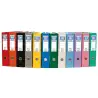 (92456) UNISYSTEM ARCHIVADOR PALANCA COLOR 65MM CANTONERA LARGA A4 CARTÓN FORRADO PP VERDE VITAL