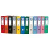 (92474) UNISYSTEM ARCHIVADOR PALANCA COLOR 65MM CANTONERA LARGA FOLIO CARTÓN FORRADO PP AZUL