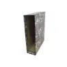 (93740) UNISYSTEM CAJETÍN PARA ARCHIVADOR PALANCA NOVOCLÁS 65MM CUARTO APAISADO CARTÓN FORRADO NEGRO