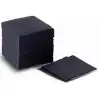(20014) PAQUETE 100 SERVILLETAS 2 CAPAS 20X20 PASTA NEGRO