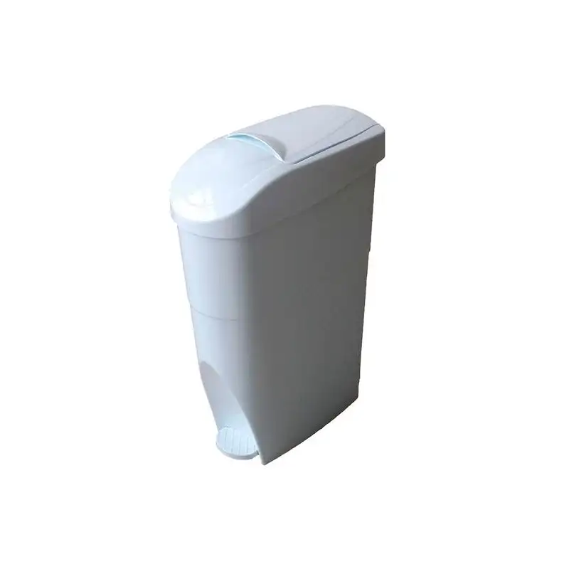 (38979) CONTENEDOR HIGIÉNICO FEMENINO CON PEDAL 18L BLANCO