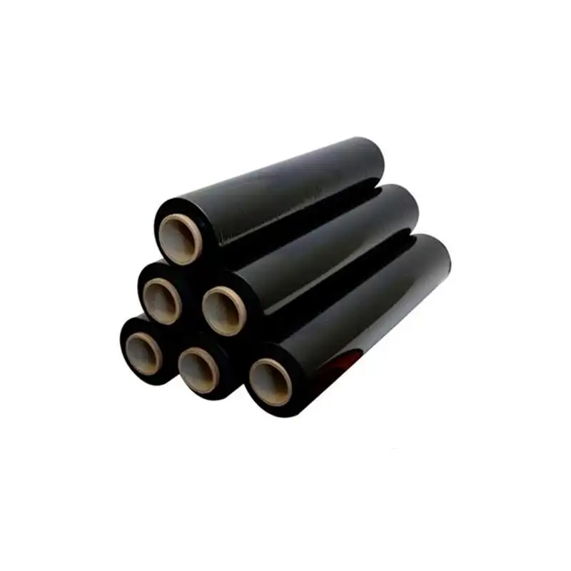 (00003) FILM DE PALETIZAR ROLLO 23 MICRAS 2KG 500MM ANCHO NEGRO