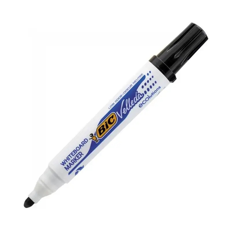 (904937) VELLEDA MARCADOR PIZARRA BLANCA ECOLUTIONS 1701 PUNTA REDONDA NEGRO CAJA 12 UD