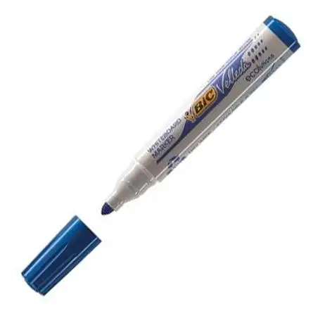 (904938) VELLEDA MARCADOR PIZARRA BLANCA ECOLUTIONS 1701 PUNTA REDONDA AZUL CAJA 12 UD