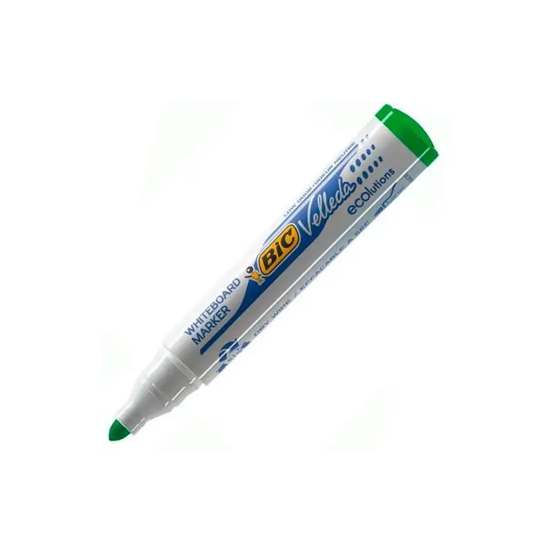 (904940) VELLEDA MARCADOR PIZARRA BLANCA ECOLUTIONS 1701 PUNTA REDONDA VERDE CAJA 12 UD