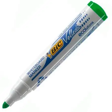 (904940) VELLEDA MARCADOR PIZARRA BLANCA ECOLUTIONS 1701 PUNTA REDONDA VERDE CAJA 12 UD
