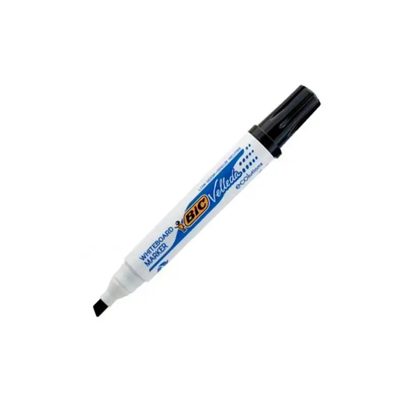 (904946) VELLEDA MARCADOR PIZARRA BLANCA ECOLUTIONS 1751 PUNTA BISELADA NEGRO CAJA 12 UD