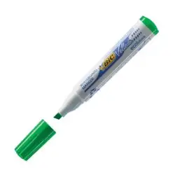 (904949) VELLEDA MARCADOR PIZARRA BLANCA ECOLUTIONS 1751 PUNTA BISELADA VERDE CAJA 12 UD
