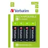 (49517) VERBATIM PILAS ALCALINAS RECARGABLES AA - HR06 - (PACK 4 UDS) (SUSTITUYE 49941)