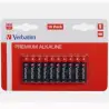 (49874) VERBATIM PILAS ALCALINAS AAA-LR03 -PACK 10U-