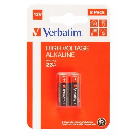 (49940) VERBATIM PILA ALCALINA 12V - LR23A/LRV08 BLISTER DE 2