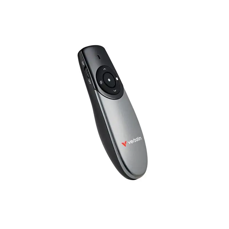 (32365) VERBATIM PUNTERO FOCUS LASER ROJO INALÁMBRICO GRIS