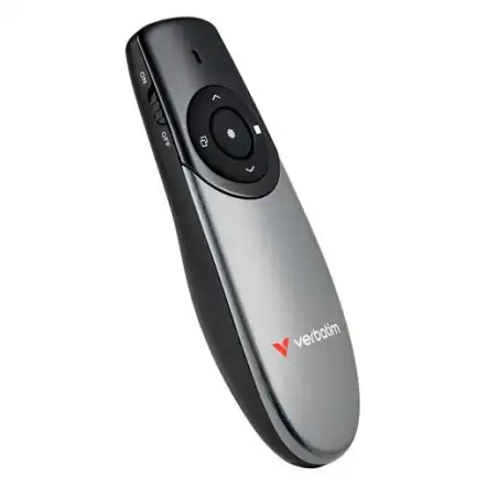 (32365) VERBATIM PUNTERO FOCUS LASER ROJO INALÁMBRICO GRIS
