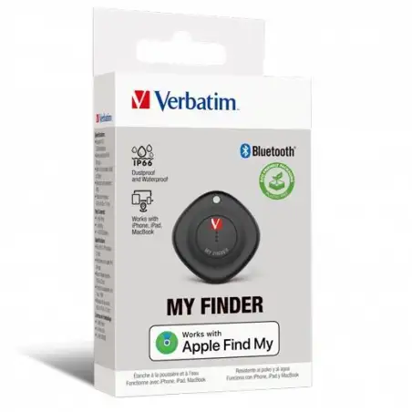 (32130) VERBATIM LOCALIZADOR DE LLAVES SOLO PARA APPLE CON LA APLICACION MY FINDER
