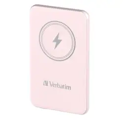 (32248) VERBATIM CARGADOR INALAMBRICO POWER BANK 10K MAH 1XUSB-C ROSA