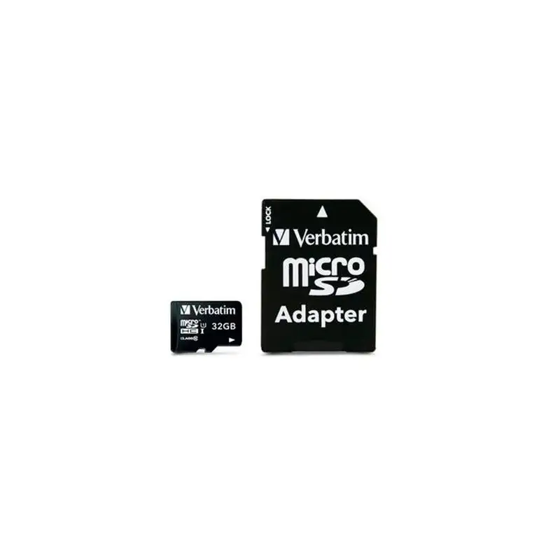 (44083) VERBATIM TARJETA MICRO SDHC 32GB CLASE 10 C/ADAPTADOR