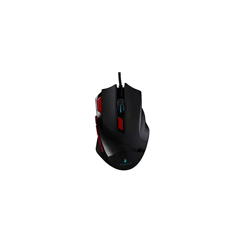 (48817) VERBATIM RATÓN GAMING SUREFIRE EAGLE CLAW CABLE USB 3200DPI DIESTROS 9 BOTONES PROGRAMABLES ILUMINACIÓN RGB LED NEGRO