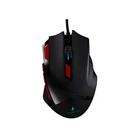 (48817) VERBATIM RATÓN GAMING SUREFIRE EAGLE CLAW CABLE USB 3200DPI DIESTROS 9 BOTONES PROGRAMABLES ILUMINACIÓN RGB LED NEGRO