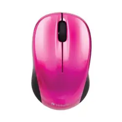 (49043) VERBATIM RATÓN GO NANO INALÁMBRICO 1600PPP COMPACTO AMBIDIESTRO FUCSIA
