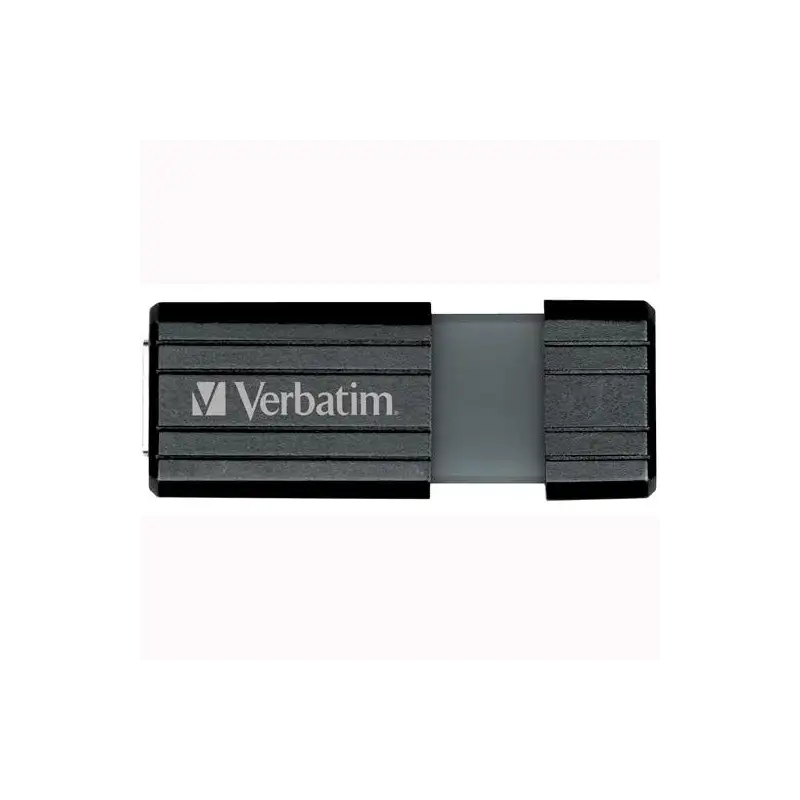 (49065) VERBATIM PENDRIVE STORE'N'GO PINSTRIPE 64GB HI-SPEED RETRÁCTIL USB 2.0 NEGRO