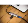 (49140) VERBATIM HUB MULTIPUERTO USB-C / 2XUSB 3.0 / HDMI CARGA USB-C PLATA