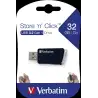(49307) VERBATIM PENDRIVE STORE´N´CLICK 32GB USB 3.2 C/RANURA PARA COLGAR NEGRO