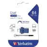 (49967) VERBATIM PENDRIVE DUAL STORE ´N´ GO 64GB USB 3.2/USB-C NEGRO
