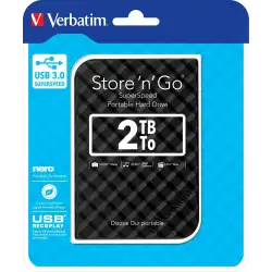 (53195) VERBATIM DISCO DURO PORTÁTIL STORE 'N' GO 2TB HDD 2.5" GEN 2