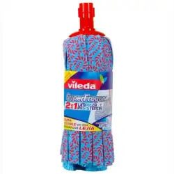 (143126) VILEDA RECAMBIO SUPERFREGONA NORMAL CUADROS AZUL
