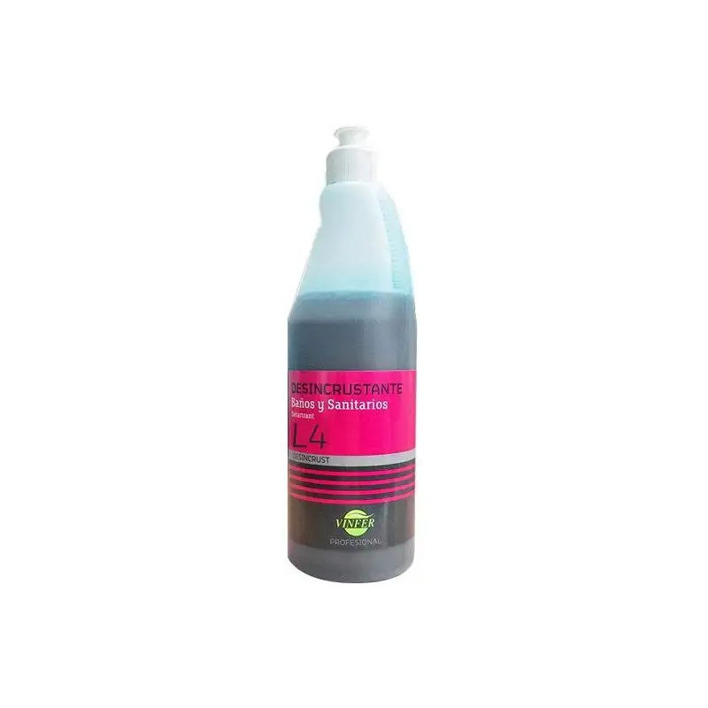 (L44175R002) VINFER LIMPIADOR MULTIUSOS L4 DESINCRUSTANTE BAÑOS Y SANITARIOS BOTELLA 750ML
