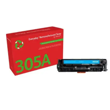 (006R03804) XEROX EVERYDAY TONER CYAN PARA HP LASERJET PRO 300/400 COLOR - M 351A - MFP M375 NW/M451DN/DW/NW - 305A - CE411A