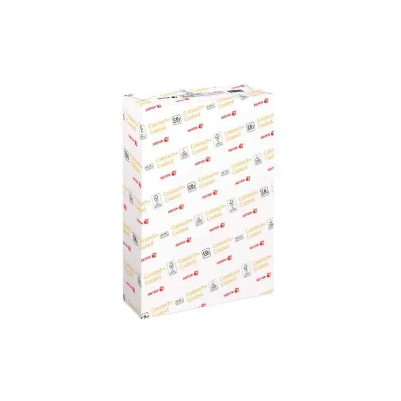 (003R91604) XEROX PAPEL COLOTECH + GLOSS DIN A4 130GR ESTUCADO 2 CARAS PAQUETE 500H BLANCO BRILLO