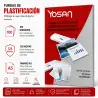 (0101A5125/100R) YOSAN FUNDAS DE PLASTIFICAR 2X125 MICRAS A5 BRILLO CAJA 100 UD